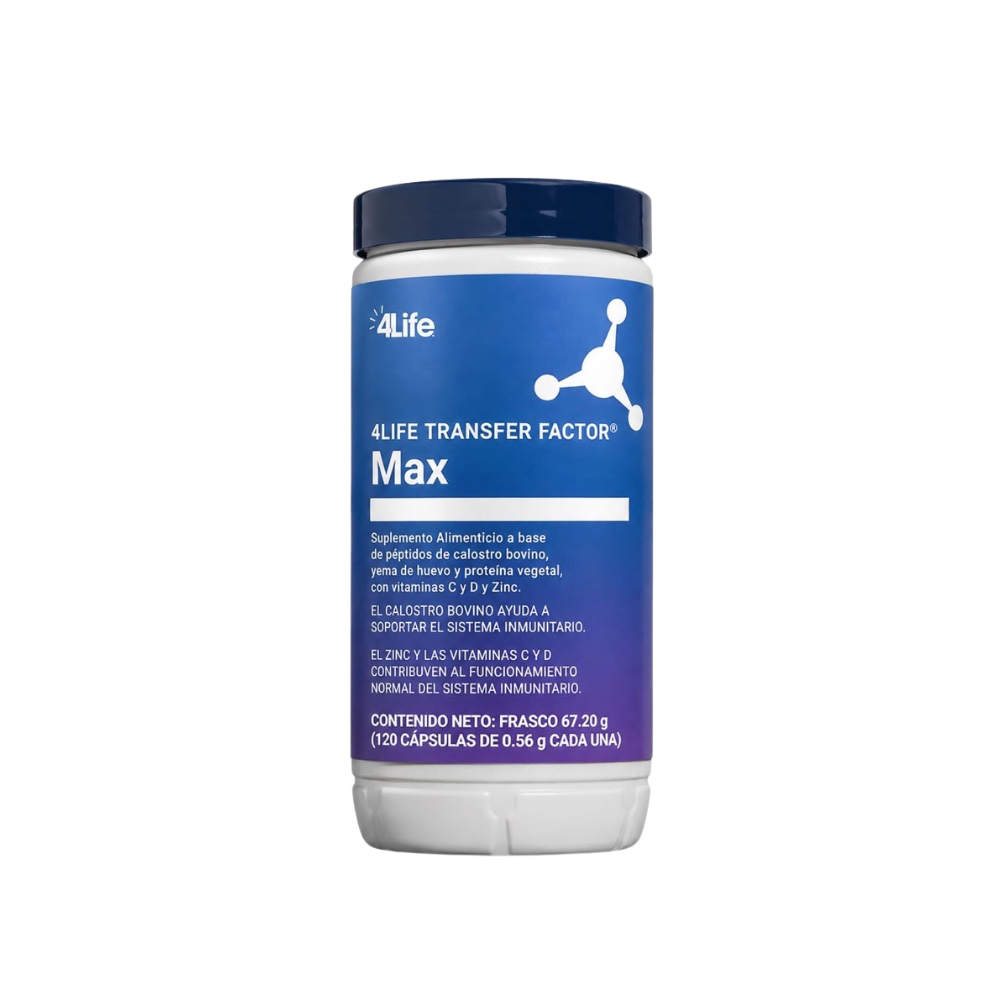 4Life Transfer Factor Max 120 cápsulas - Potenciador inmunológico