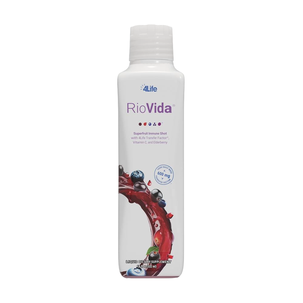 RioVida Jugo 4Life - Antioxidante líquido de frutas amazónicas